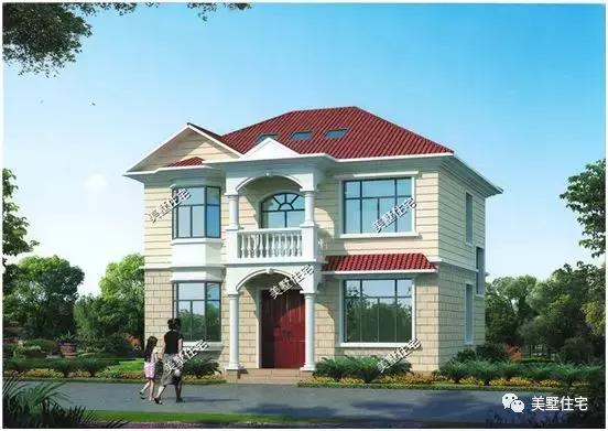 6套占地小的二層別墅設計圖，20來萬就能建，自住養老都合適