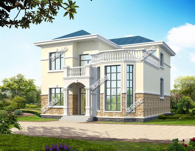 農村二層小別墅設計圖推薦，除了外觀精致，布局更重要