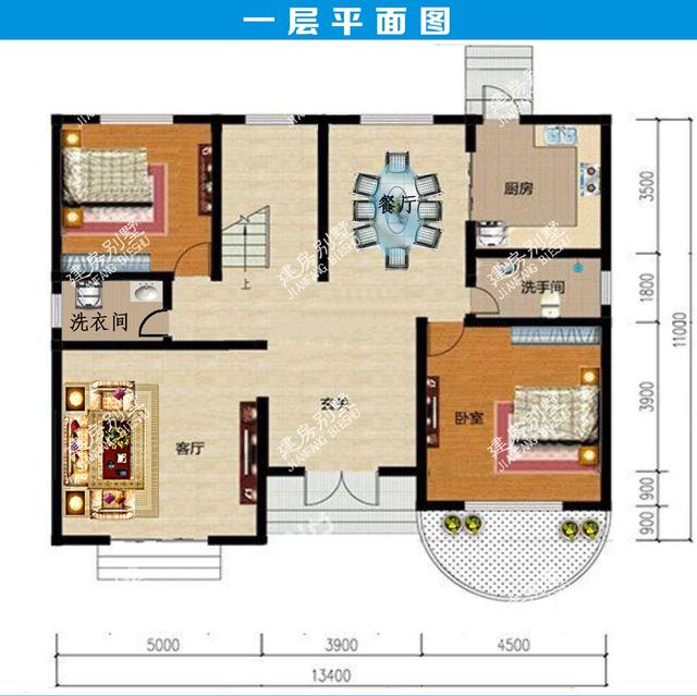農村二層小別墅設計圖推薦，除了外觀精致，布局更重要