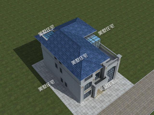 江西人喜歡的典雅低調三層別墅設計圖，功能實用造型大方