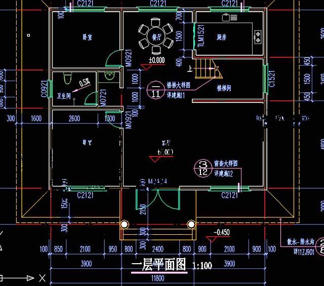 農村2層小別墅自建房建成案例實景圖，外觀清新靚麗，戶型南北采光通透