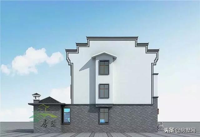 三層中式徽派別墅設計圖，別墅空間大，滿足一家人的居住，美到拉仇恨