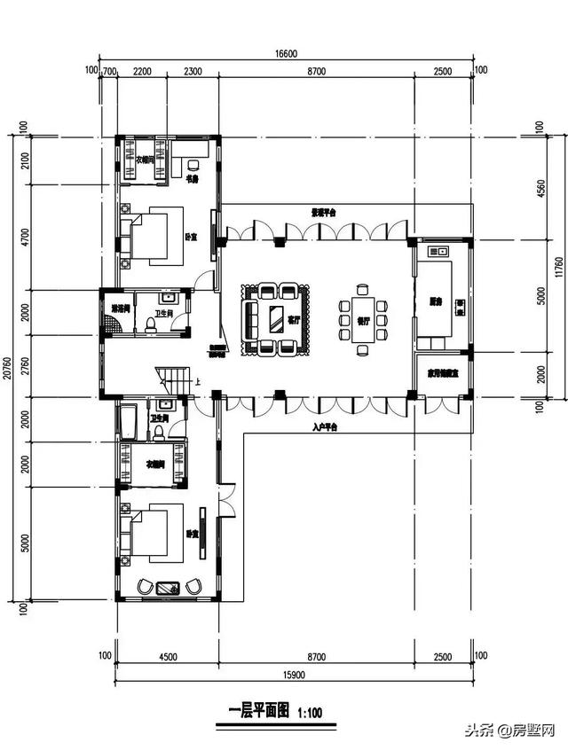 框架結構傳統中式二層高端別墅設計圖，外觀漂亮大方，傳統又經典，傳三代都不是問題