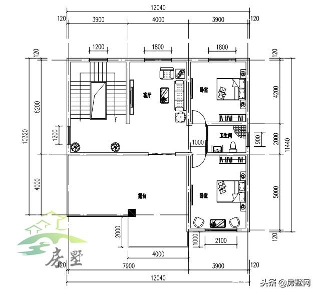 三層豪華歐式別墅設計圖，宮廷似的舒適度，符合現代農村的潮流