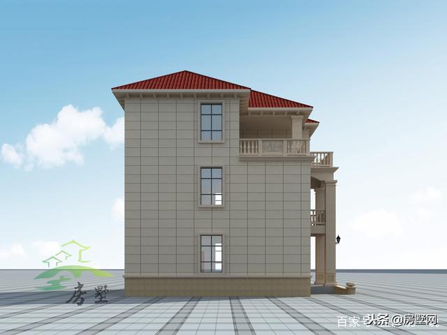 三層豪華歐式別墅設計圖，宮廷似的舒適度，符合現代農村的潮流