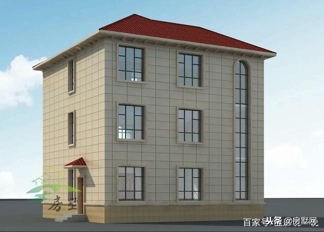 三層豪華歐式別墅設計圖，宮廷似的舒適度，符合現代農村的潮流