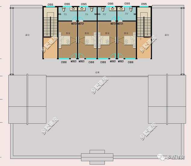 這款中式四合院別墅設(shè)計(jì)圖，秀氣又美觀，住起來相當(dāng)舒適