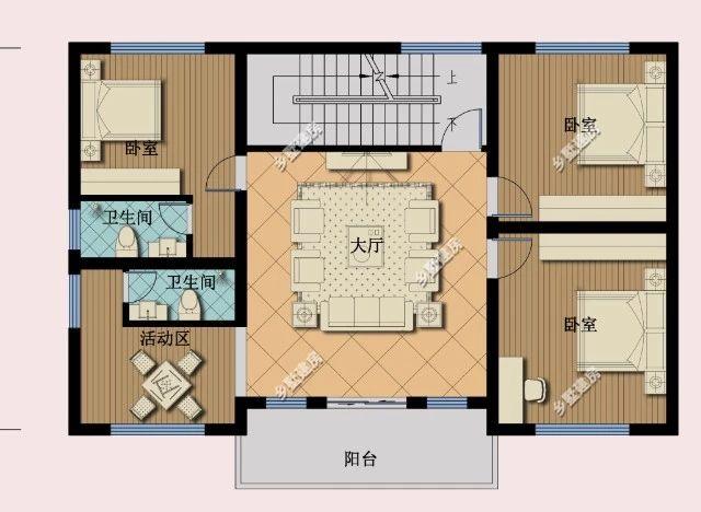 13x9米三層歐式別墅設計圖，設計美觀又大氣，越看越好看