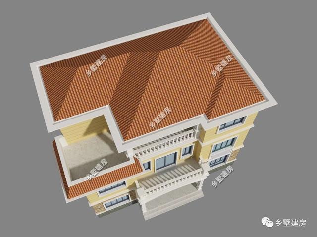 13x9米三層歐式別墅設計圖，設計美觀又大氣，越看越好看