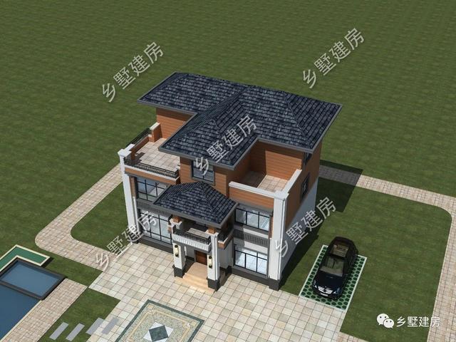 農(nóng)村自建房設(shè)計圖，整棟建筑優(yōu)雅大氣，十分適合廣大農(nóng)村的建房朋友