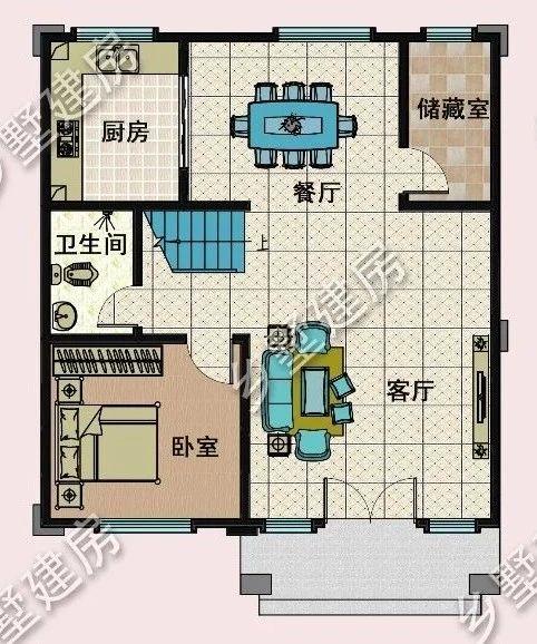 三層別墅設(shè)計圖，一棟溫馨舒適的小別墅，室內(nèi)設(shè)計合理規(guī)整