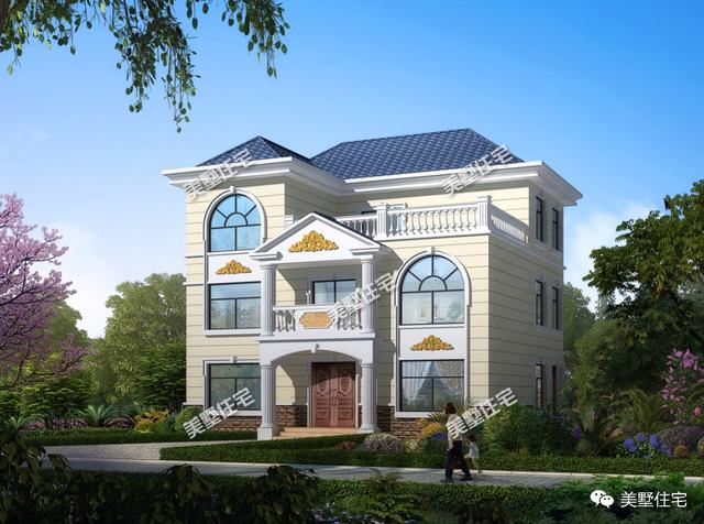 兩款法式浪漫別墅設計圖推薦，好看又實用