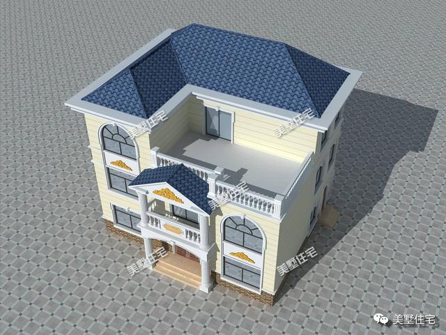 兩款法式浪漫別墅設計圖推薦，好看又實用