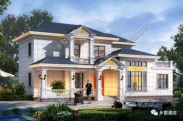 農村自建房設計圖，設計非常新穎，外觀大氣，內在古樸，非常有格調