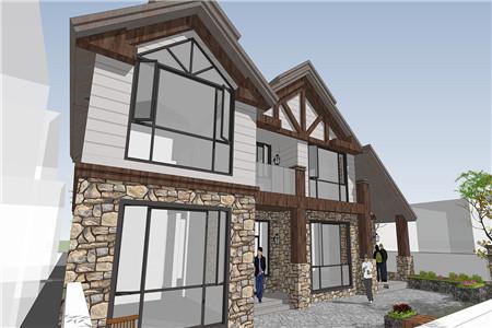 農村美式二層別墅設計圖，簡單樸素，戶型合理