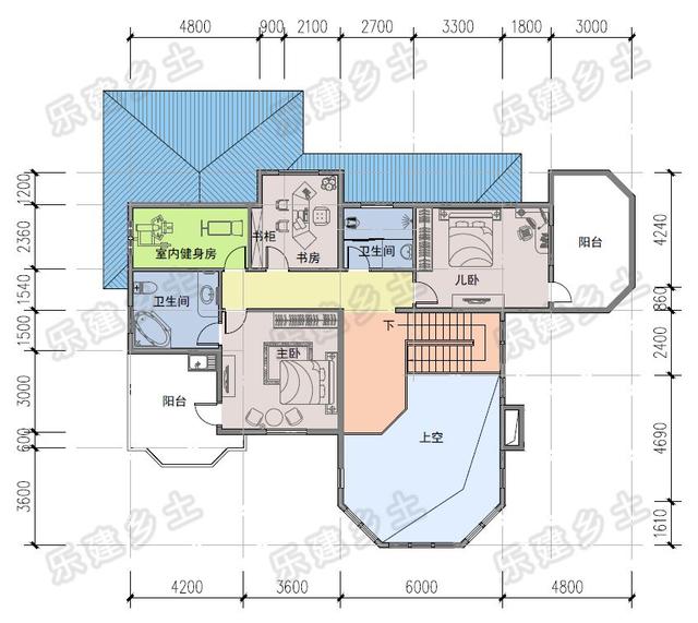 美式鄉(xiāng)村復(fù)古風(fēng)別墅設(shè)計(jì)圖，沉穩(wěn)優(yōu)雅，舒展大氣，不錯(cuò)的建房參考