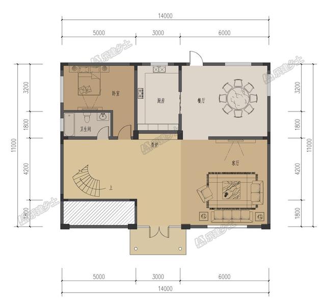 三層歐式別墅設(shè)計(jì)圖，既有恢弘大氣的外觀，又有清新自然的質(zhì)感