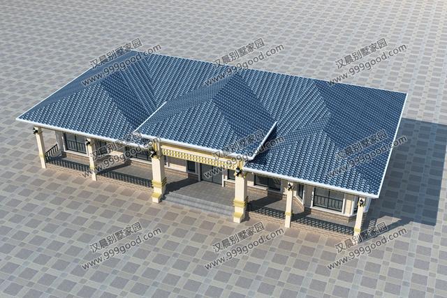 3款一層農村別墅設計圖，大氣的戶型結構，生活功能齊全