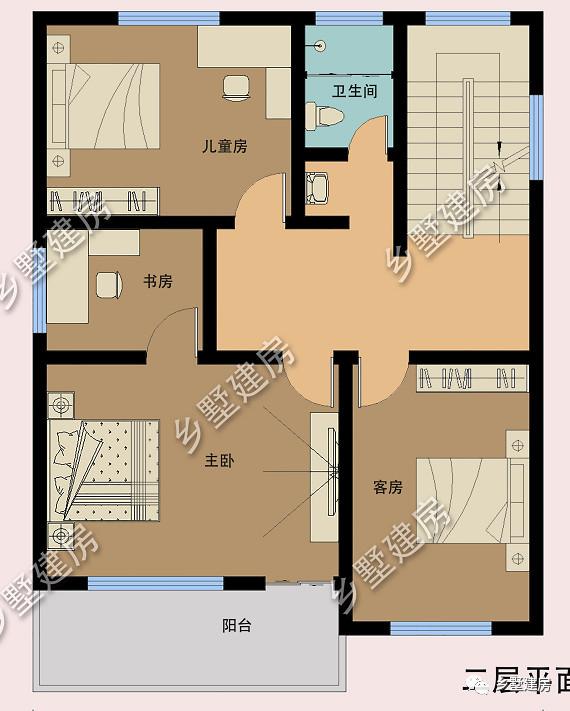 現代風格農村三層別墅設計圖，人人都贊嘆：這真是太漂亮了！