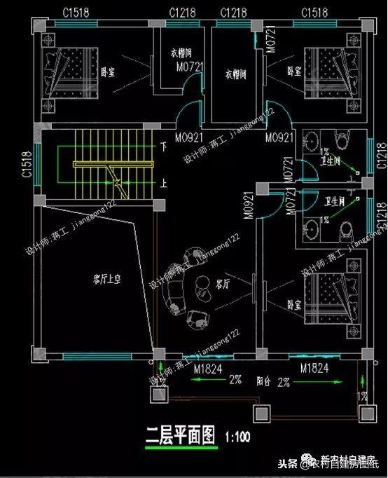 12款帶車庫的農村別墅設計圖紙，每一款都很大氣實用