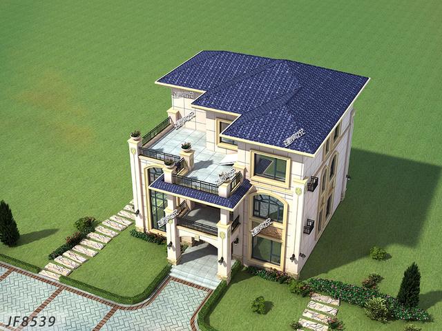 這款三層中式別墅，非常的接地氣，戶型方正大氣帶來大大的生活享受