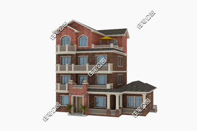 這棟4層農(nóng)村別墅設(shè)計(jì)效果施工圖，人人都能建得起