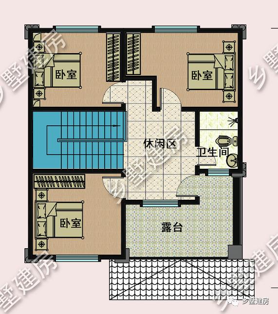 農村自建三層小樓房設計圖，美觀大方，外觀時尚