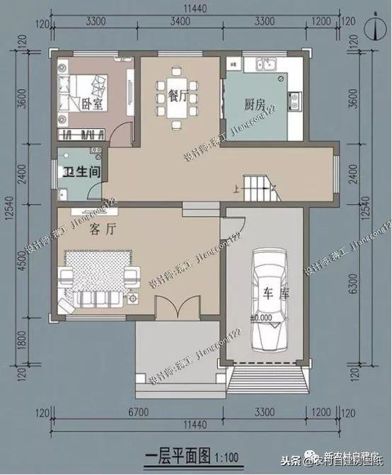 12款帶車庫的農(nóng)村別墅設(shè)計圖，一層12萬起，二層16萬起，三層30萬起