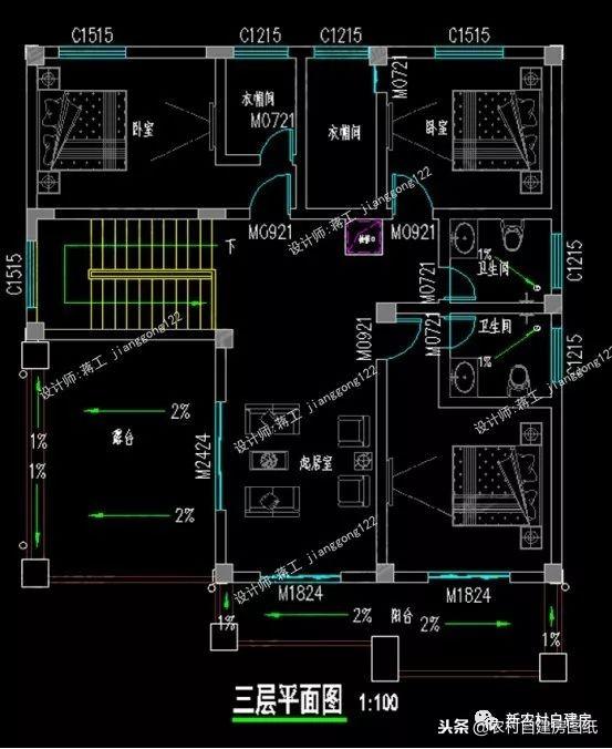 12款帶車庫的農(nóng)村別墅設(shè)計圖，一層12萬起，二層16萬起，三層30萬起