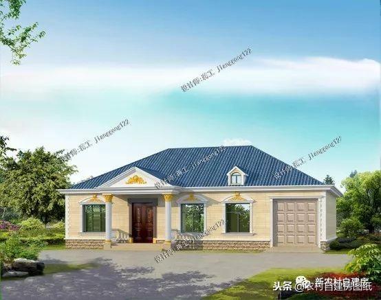 12款帶車庫的農(nóng)村別墅設(shè)計圖，一層12萬起，二層16萬起，三層30萬起