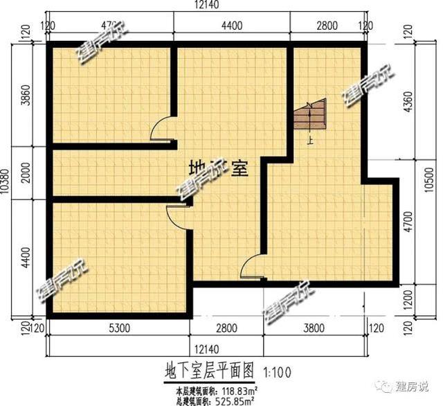 3層實用別墅設計圖，老家建新房，我強烈推薦這款！