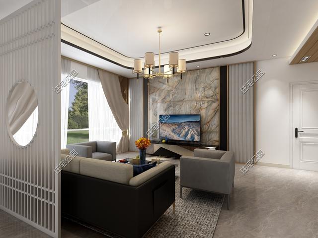 現代兩層農村別墅設計圖，現代別墅太開放家里人接受不了！