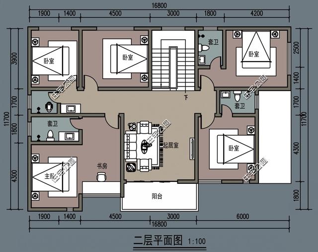 現代兩層農村別墅設計圖，現代別墅太開放家里人接受不了！