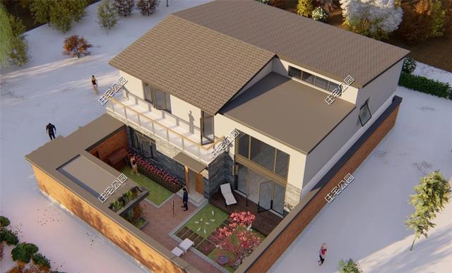 曬曬北京農村的養老房及設計圖，52萬蓋農家小院，有塊宅基地就是爽