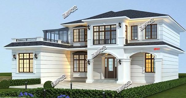 漂亮的二層歐式別墅設(shè)計(jì)圖，蓋在農(nóng)村沒人敢說你土