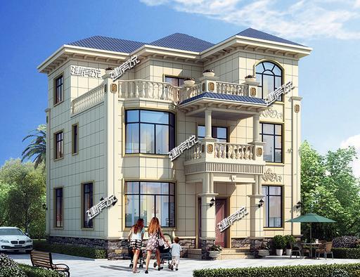 小占地豪宅設計圖，家有小宅基地，這樣建房豪華到爆，鄰居見了都說好