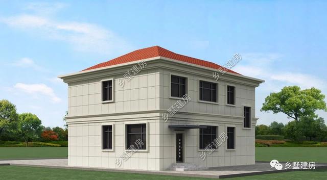 兩層農村小別墅設計圖，簡單大方的實用款才是最適合農村自建的