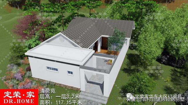 8套中式風格農村別墅設計圖，經濟舒適又好看