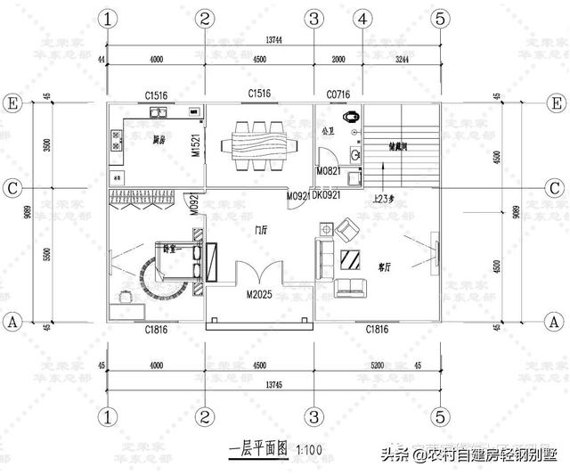 8套中式風格農村別墅設計圖，經濟舒適又好看