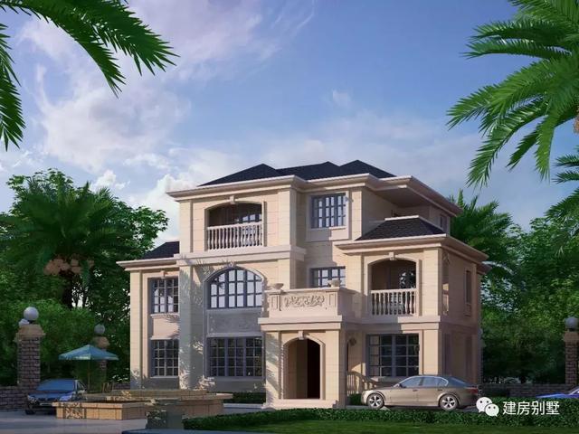 歐式風格的農村豪華別墅設計圖，每一款都是很精致的戶型
