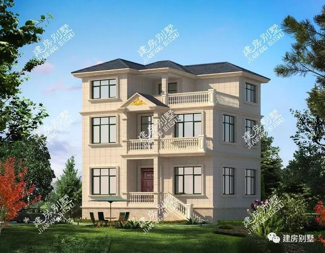 三層自建房設計圖，占地面積120左右，戶型設計合理，布局好