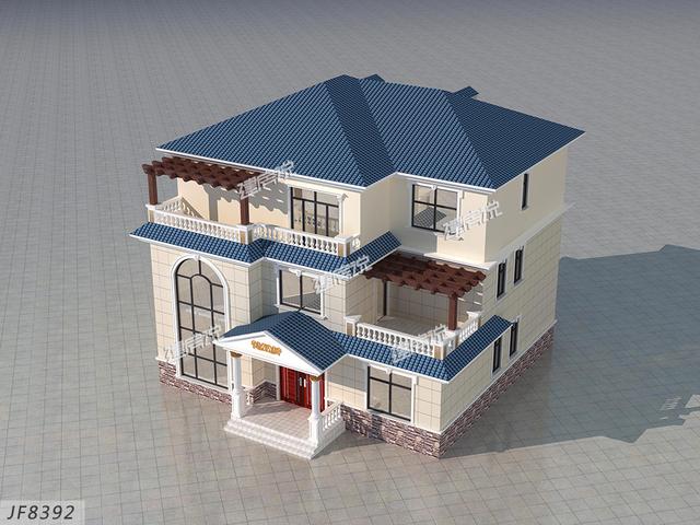 三層歐式別墅設計圖，漂亮又實用，這款戶型一直以來是深受大眾歡迎