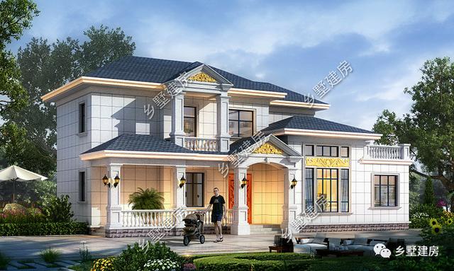 三層歐式別墅設(shè)計(jì)圖，在農(nóng)村蓋一棟養(yǎng)老生活樂逍遙