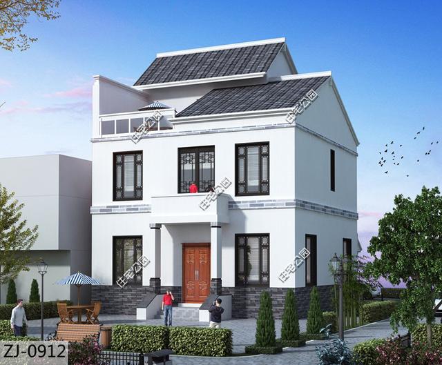 7款在農村超受歡迎的新中式別墅設計圖，在村里建一棟都能成為村里的焦點。