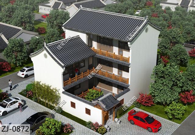 7款在農村超受歡迎的新中式別墅設計圖，在村里建一棟都能成為村里的焦點。