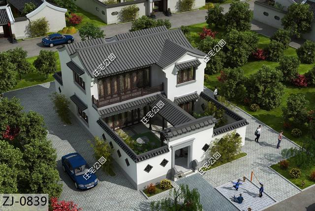 7款在農村超受歡迎的新中式別墅設計圖，在村里建一棟都能成為村里的焦點。