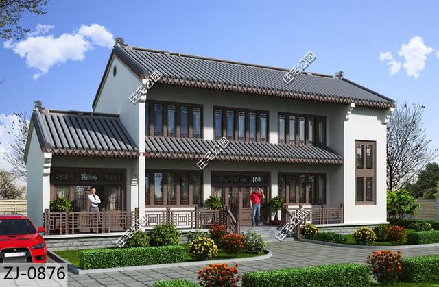 7款在農村超受歡迎的新中式別墅設計圖，在村里建一棟都能成為村里的焦點。