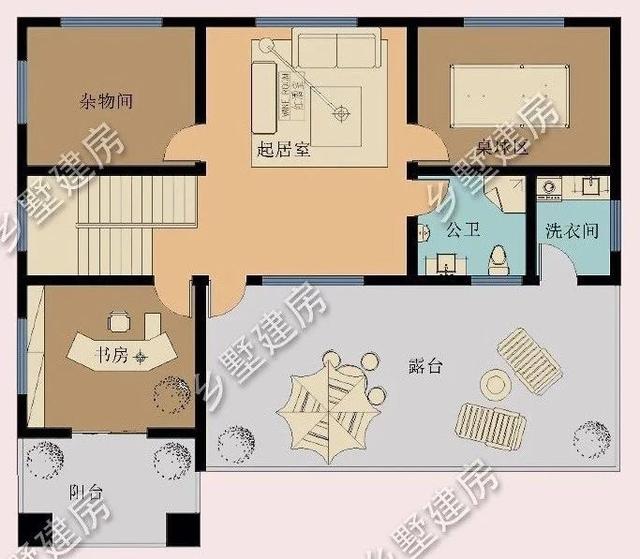14x11米三層歐式自建房，大氣簡約而不失美觀，在村里建一棟，很氣派！