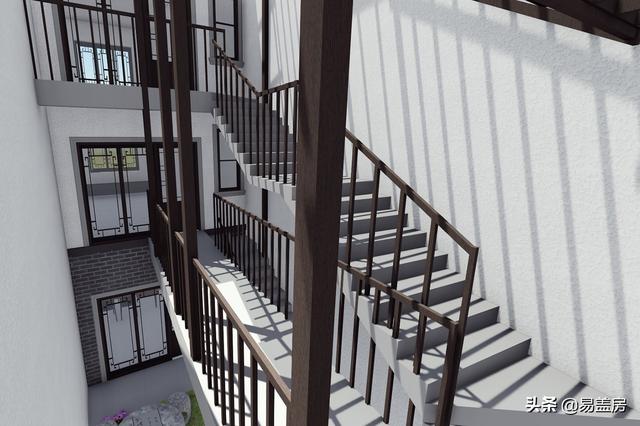 三層徽派別墅設計圖，28萬輕輕松松拿下，寬敞臥室鄉親都羨慕