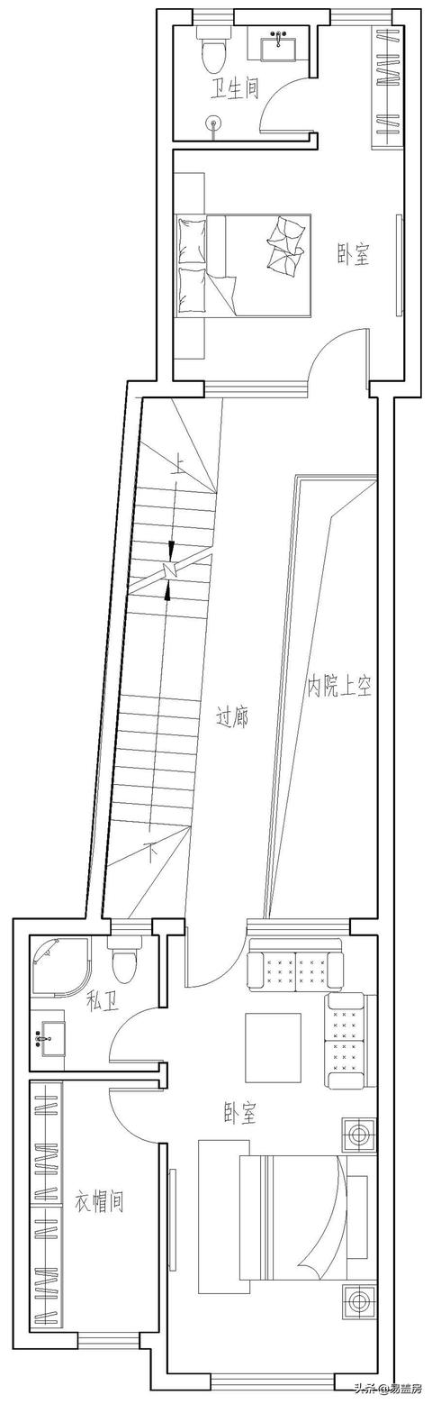 三層徽派別墅設計圖，28萬輕輕松松拿下，寬敞臥室鄉親都羨慕